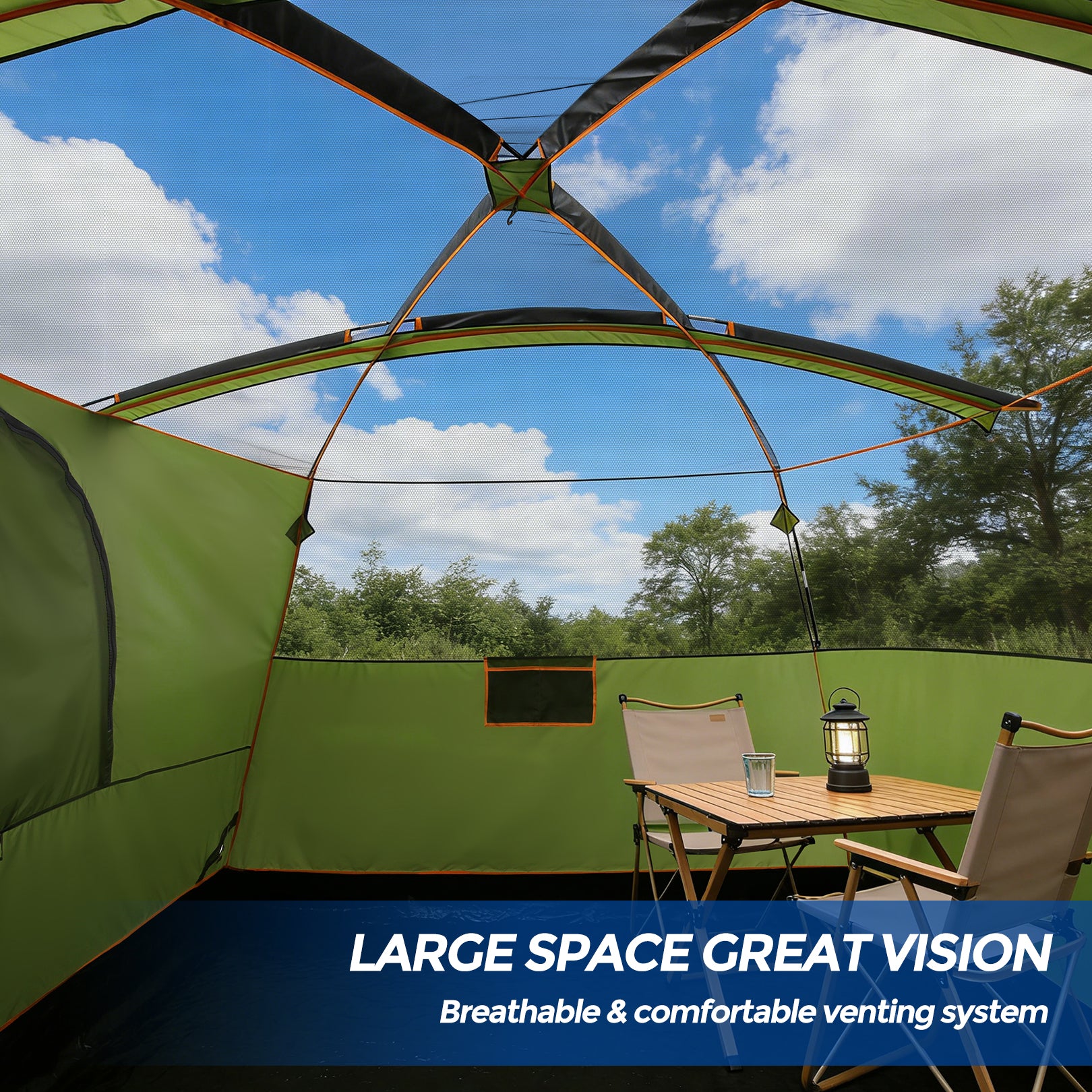 COBIZI 10-12 Person Family Camping Tent-Instant Setup Outdoor Tent 14.5'x8.5' SPC000295