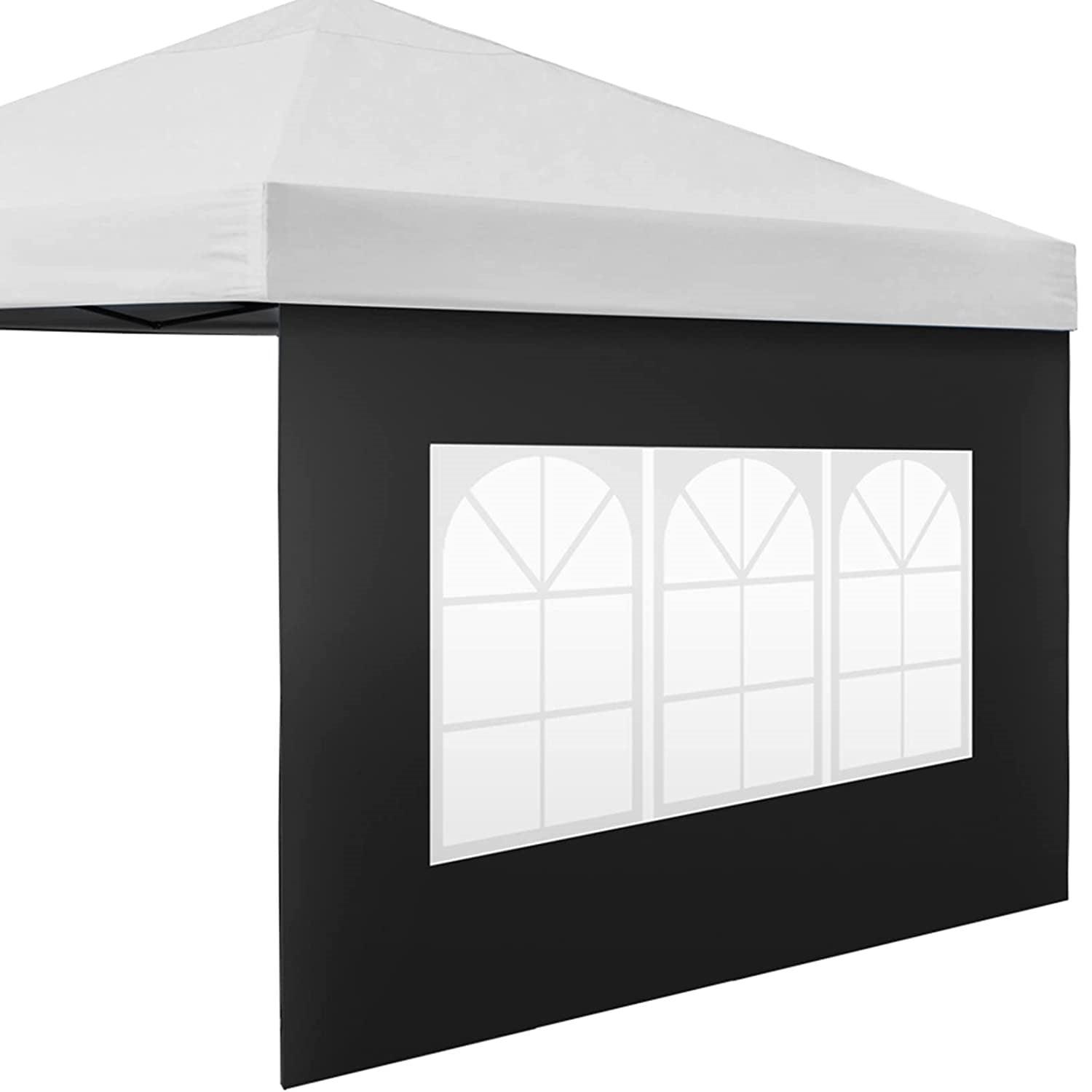 COBIZI Pop Up Canopy Sidewall Instant Canopy Wall 10'X10' with Window - COBIZI