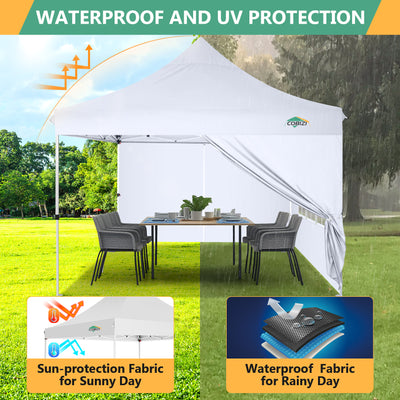 COBIZI Pop-Up-Überdachungs-Pavillon für den Außenbereich, 3,6 x 2,5 m, mit 4 Sandsäcken