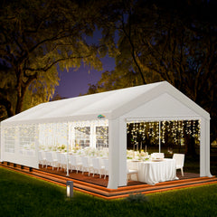 COBIZI 10'x30' Heavy Duty Party Tent  with Removable Sidewall Windows SPC000124