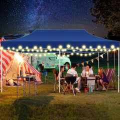 COBIZI 10x20 Pop Up Canopy Tent Heavy Duty with 6 Removable Sidewalls, Commercial Heavy Duty Pop Up Tent for Parties All Weather Waterproof and UV 50+ Wedding Tent with Roller Bag(Legs Upgraded)