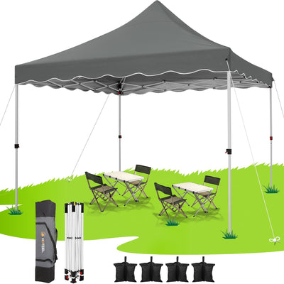 COBIZI Pop-Up-Überdachungs-Pavillon für den Außenbereich, 3,6 x 2,5 m, mit 4 Sandsäcken