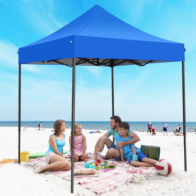 COBIZI 6.5x6.5 FT Pop up Canopy, Waterproof Commercial Canopy Tent,Outdoor Garden Gazebo, with Carry Bag