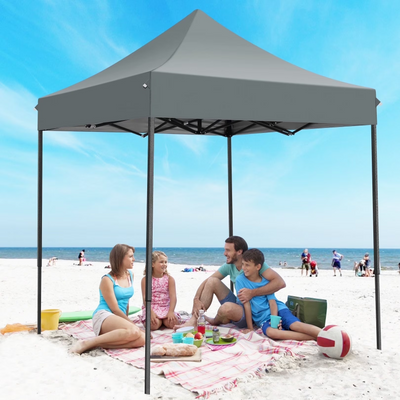 COBIZI 6.5x6.5 FT Pop up Canopy, Waterproof Commercial Canopy Tent,Outdoor Garden Gazebo, with Carry Bag