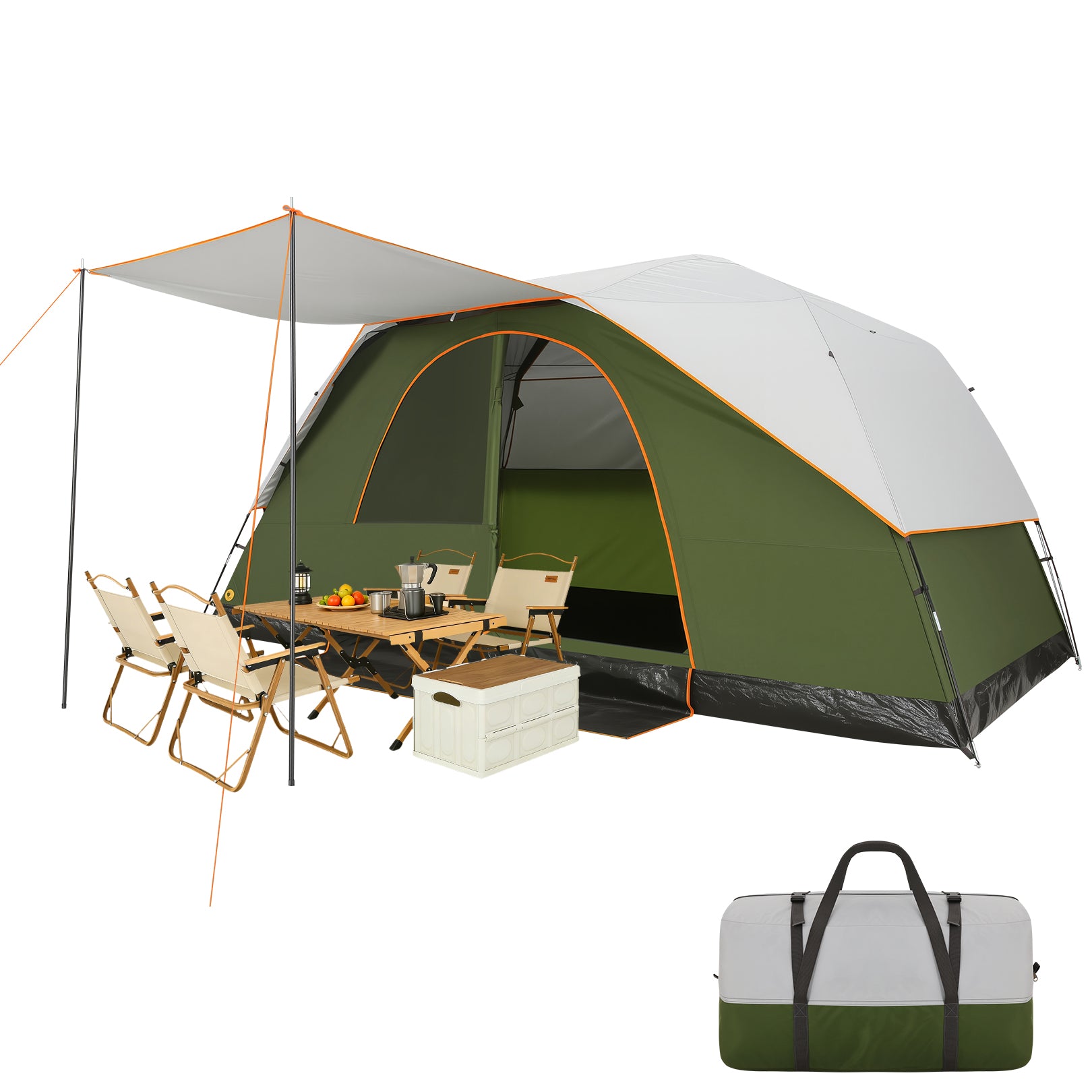 COBIZI 10-12 Person Family Camping Tent-Instant Setup Outdoor Tent 14.5'x8.5' SPC000295