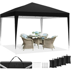 HOTEEL 10'x20' Pop up Canopy,Waterproof Outdoor Commercial Instant Tent,for Parties Beach Camping Event Shelter Wedding