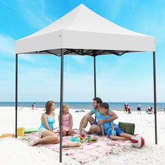 HOTEEL 10'x20' Canopy EZ Pop Up Canopy Anti-UV Waterproof Outdoor Tent Portable Party Wedding Instant Canopy Shelter All Season Tent Gazebo with 6 Removable Sidewalls, 4 Sandbags, Roller Bag