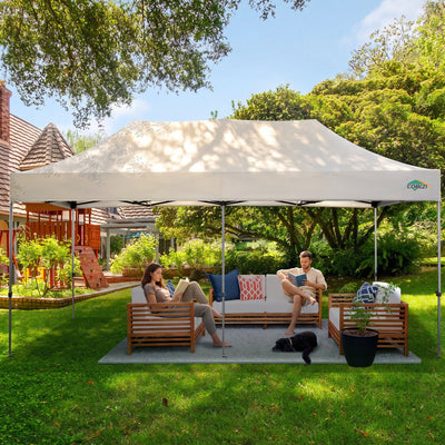 COBIZI 10'x20' Easy Pop Up Heavy Duty Canopy, Anti-UV & Waterproof SPC27