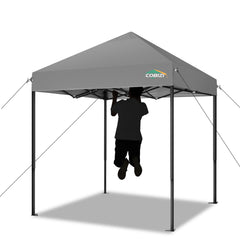 COBIZI 6.5x6.5 FT Pop up Canopy, Waterproof Commercial Canopy Tent,Outdoor Garden Gazebo, with Carry Bag
