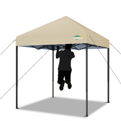COBIZI 6.5x6.5 FT Pop up Canopy, Waterproof Commercial Canopy Tent,Outdoor Garden Gazebo, with Carry Bag