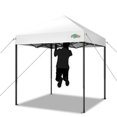 COBIZI 6.5x6.5 FT Pop up Canopy, Waterproof Commercial Canopy Tent,Outdoor Garden Gazebo, with Carry Bag