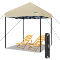 COBIZI 6.5x6.5 FT Pop up Canopy, Waterproof Commercial Canopy Tent,Outdoor Garden Gazebo, with Carry Bag