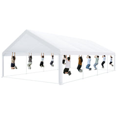 COBIZI 20’ x 30’ Heavy-Duty Party Tent with 6 Removable Side Walls and 4 Built-In Sandbags, Commercial Wedding Large Tent, UV50+ Waterproof