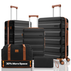 Hoteel 3-Piece Luggage Set-20" Carry-On with Spinner Wheels&TSA Lock ,Lightweight Hardside Travel Set for Business & Vacation
