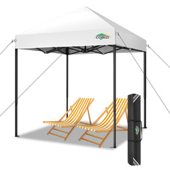 COBIZI 6.5x6.5 FT Pop up Canopy, Waterproof Commercial Canopy Tent,Outdoor Garden Gazebo, with Carry Bag