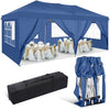 Cobizi 10'x10'、10'x20'、10'x30'Pop up Canopy Tent, Protable Canopy Tent with 6 Sidewalls Waterproof Commercial Pop up Tent for Parties, Wedding, Camping, Courtyard with Carry Bag,White