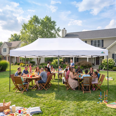 COBIZI 10'x20' Easy Pop Up Heavy Duty Canopy, Anti-UV & Waterproof SPC27