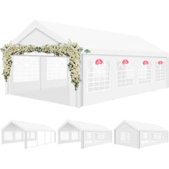 COBIZI 13x26 Heavy Duty Canopy Tent, Party Wedding Tent with Removable Sidewalls