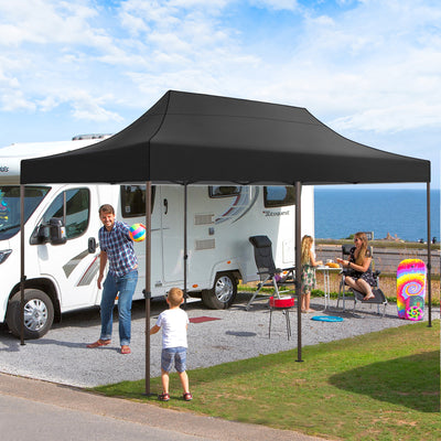 COBIZI 10x20 Pop up Heavy Duty Canopy with 6 Sidewalls,Waterproof Commercial Tent,Outdoor Gazebo for Wedding Party with Wheeled Bag