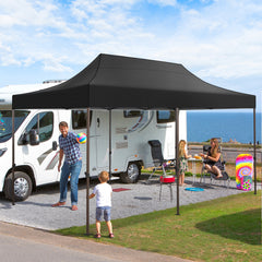 COBIZI 10x20 Pop up Heavy Duty Canopy with 6 Sidewalls,Waterproof Commercial Tent,Outdoor Gazebo for Wedding Party with Wheeled Bag