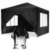 Cobizi 10'x10'、10'x20'、10'x30'Pop up Canopy Tent, Protable Canopy Tent with 6 Sidewalls Waterproof Commercial Pop up Tent for Parties, Wedding, Camping, Courtyard with Carry Bag,White