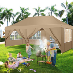 COBIZI 10'x20' Pop Up Waterproof Party Tent Canopy with 6 Removable Sidewalls AMA005924