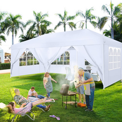 COBIZI 10'x20' Pop Up Waterproof Party Tent Canopy with 6 Removable Sidewalls AMA005924