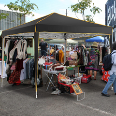 COBIZI Pop Up Canopy Shade Wasserdichtes Zelt 10'x10' mit Seitenwänden