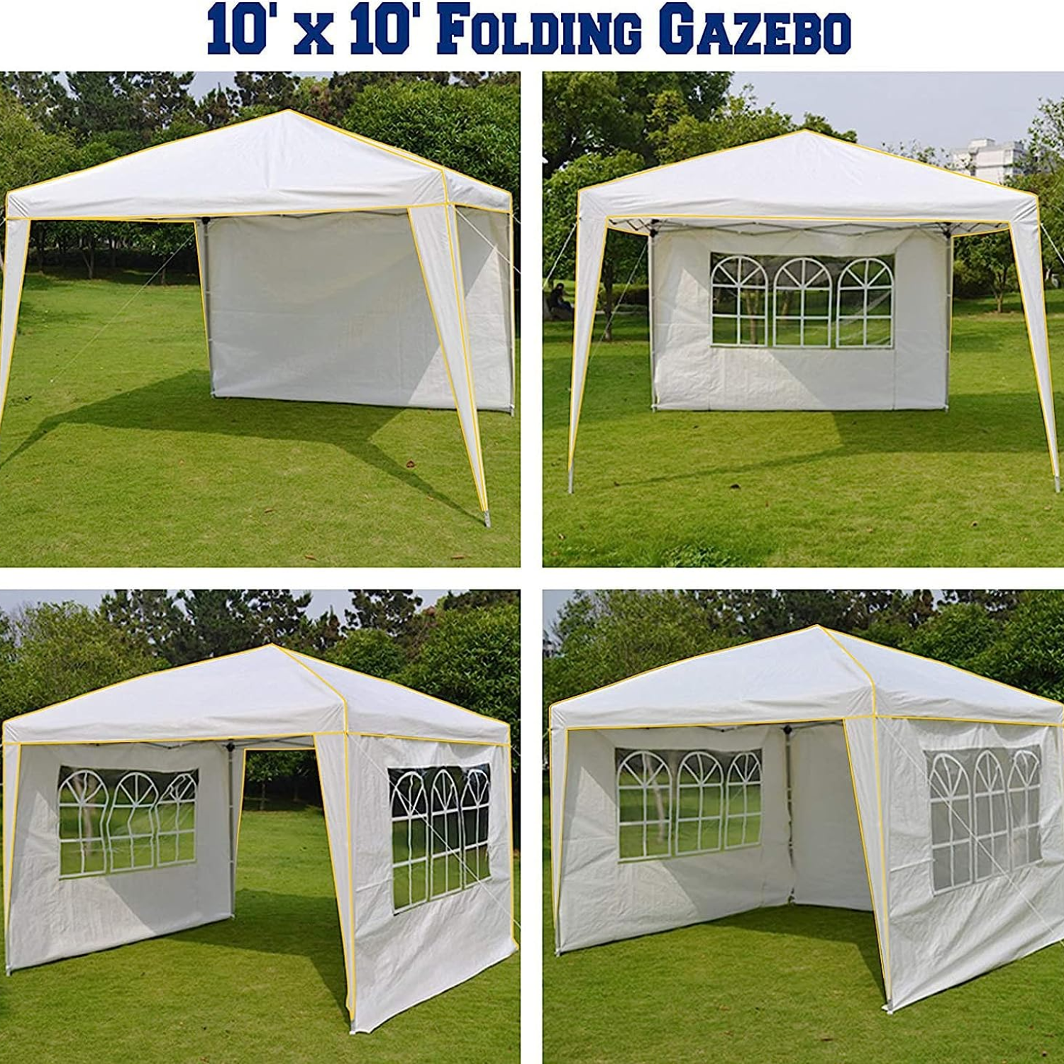 COBIZI 10'x10' Pop Up Outdoor Waterproof Commercial Canopy HZC000047