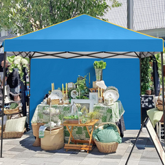 COBIZI Pop Up Canopy Shade Wasserdichtes Zelt 10'x10' mit Seitenwänden