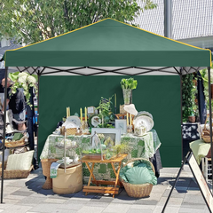 COBIZI Pop Up Canopy Shade Wasserdichtes Zelt 10'x10' mit Seitenwänden