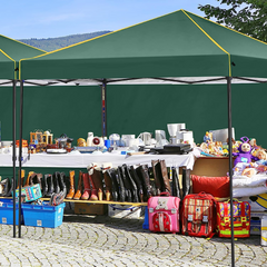 COBIZI Pop Up Canopy Shade Wasserdichtes Zelt 10'x10' mit Seitenwänden