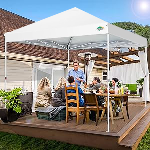 COBIZI Pop Up Canopy Gazebo Outdoor Shade Tent 10'X10' With 4 Sand Bag SPC265