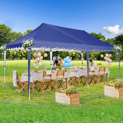 HOTEEL 10'x20' Pop Up Canopy Tent,Outdoor Canopy with Wheeled Bag,for Parties,Wedding,Backyard,Camping