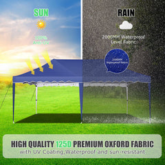 HOTEEL 10'x20' Pop Up Canopy Tent,Outdoor Canopy with Wheeled Bag,for Parties,Wedding,Backyard,Camping