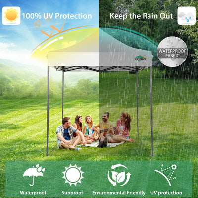 COBIZI 6.5'x6.5' Pop up Canopy with Carry Bag, SPC93