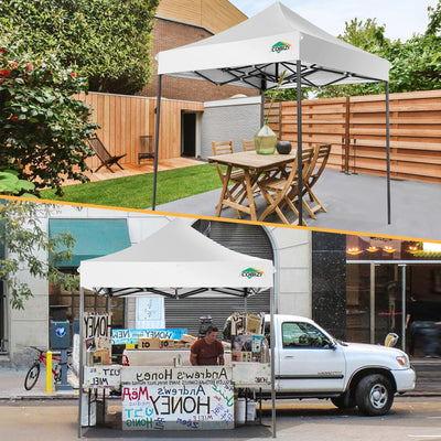 COBIZI 6.5'x6.5' Pop up Canopy with Carry Bag, SPC93