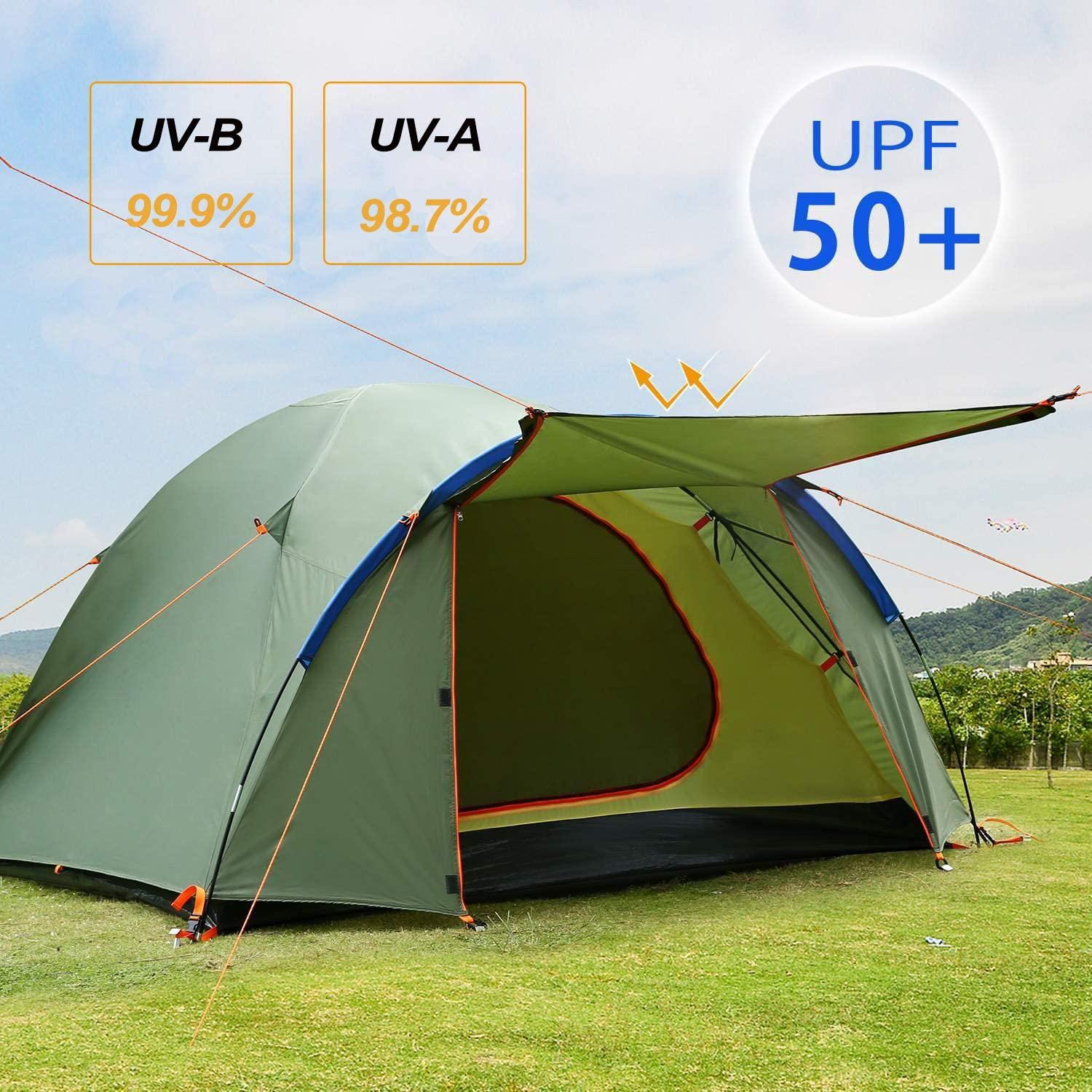 COBIZI Dome Camping Tent Ultralight Double Layer Shade Waterproof Tent - COBIZI