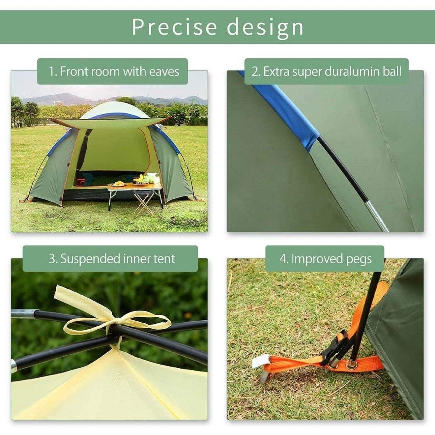 COBIZI Dome Camping Tent Ultralight Double Layer Shade Waterproof Tent - COBIZI