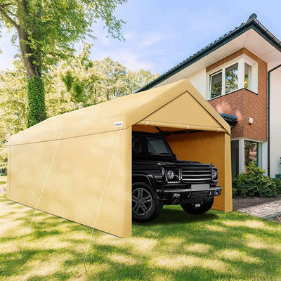 COBIZI Heavy Duty Carport Portable Garage 10'X20' Car Canopy Shelter - COBIZI