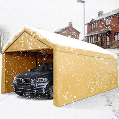 COBIZI Heavy Duty Carport Portable Garage 10'X20' Car Canopy Shelter - COBIZI
