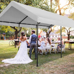 COBIZI Heavy Duty Carport Portable Garage 10'X20' Car Canopy Shelter - COBIZI