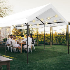 COBIZI Heavy Duty Carport Portable Garage 10'X20' Car Canopy Shelter - COBIZI