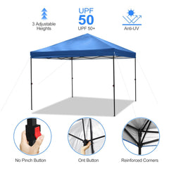 COBIZI Pop Up Canopy Gazebo Shade Party Tent 10'x10' with Carry Bag - COBIZI