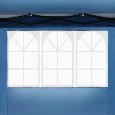 COBIZI Pop Up Canopy Sidewall Instant Canopy Wall 10'X10' with Window - COBIZI