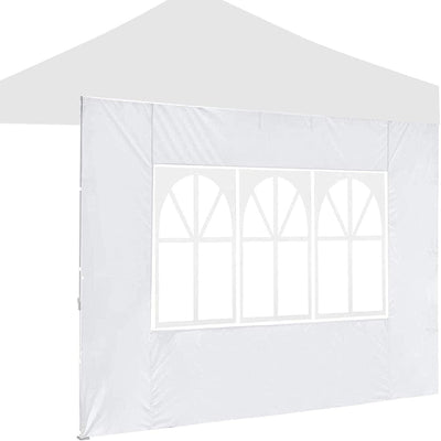 COBIZI Pop Up Canopy Sidewall Instant Canopy Wall 10'X10' with Window - COBIZI