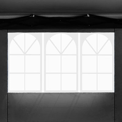 COBIZI Pop Up Canopy Sidewall Instant Canopy Wall 10'X10' with Window - COBIZI