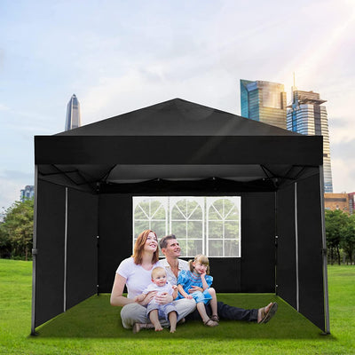 COBIZI Pop Up Canopy Sidewall Instant Canopy Wall 10'X10' with Window - COBIZI