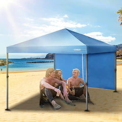 COBIZI Pop Up Canopy Sidewall Instant Canopy Wall 10'X10' with Zipper - COBIZI