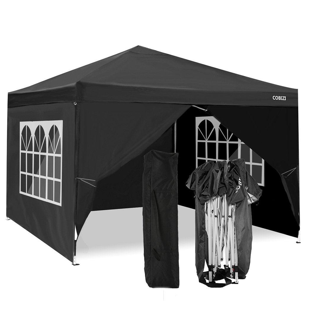 COBIZI Pop Up Canopy Sidewall Instant Canopy Wall 10'X10' with Zipper - COBIZI